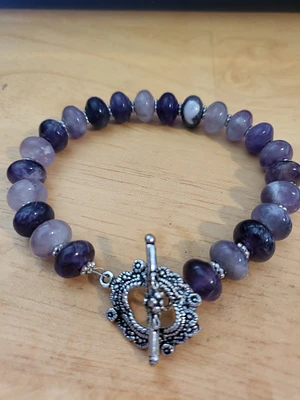 Purple Beaded Bracelet