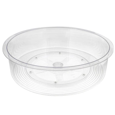 Spec101 Cabinet Lazy Susan Turntable Organizer - 1pc Clear Kitchen Turntable
