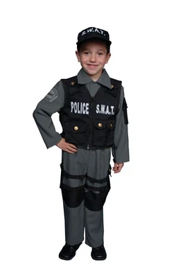The Costume Center Gray and Black S.W.A.T Boy Child Halloween Costume - Small