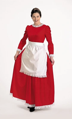 The Costume Center 2 Piece Soft Red and White Mrs. Claus Christmas Charmer – Size X Large