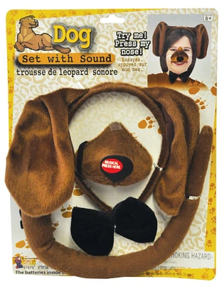 The Costume Center Brown Dog Set with Sound Unisex Child Halloween Costume Accessory - One Size