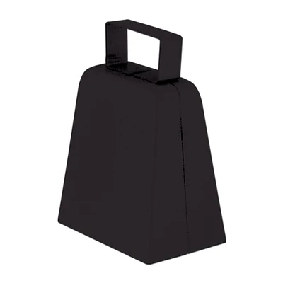 Beistle Club Pack of 12 Black Country Farm-Style Cowbells Party Favor Decorations 4"