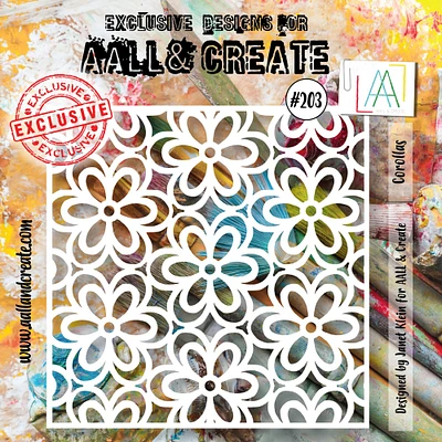 AALL And Create Stencil 6"X6"-Corollas