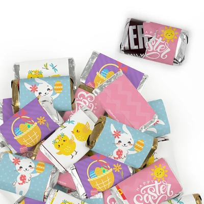 Easter Candy Favors Hershey's Miniatures Chocolate - Bunny, Eggs & Chicks