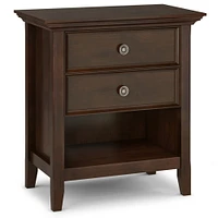 Simpli Home Amherst Bedside Table