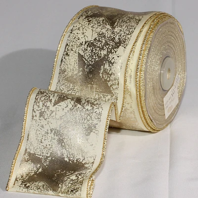 The Ribbon People Silver and Gold Bundled Ribbon 3mm x 20 Yards