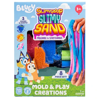 Bluey SLIMYGLOOP Slimy Sand Mold & Play Creations