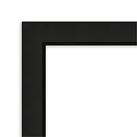Midnight Black Narrow Wood Picture Frame