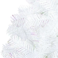 Artificial Christmas Tree with Iridescent Tips Green 4 ft PVC