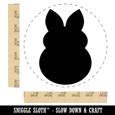 Cute Bunny Rabbit Solid Self-Inking Rubber Stamp for Stamping Crafting Planners