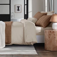 Nate Home by Nate Berkus Solid Cotton Textured Quilt Set