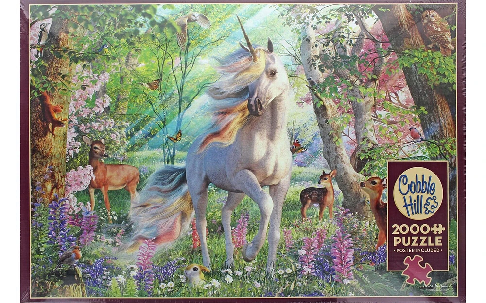 Cobble Hill Puzzle 2000pc Unicorn & Friends