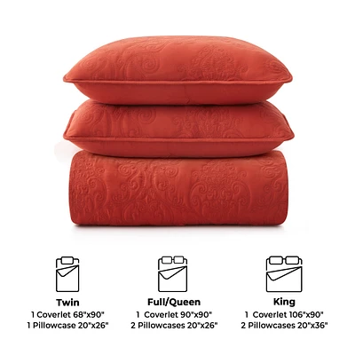 Peace Nest Home Quilt Set Lightweight Bedspread Soft Reversible Coverlet for All Season