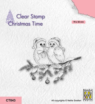 Nellie's Choice  Clear Stamp Christmas Time - Celebrating Christmas