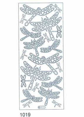 Starform Deco Stickers - Dragonflies - Silver
