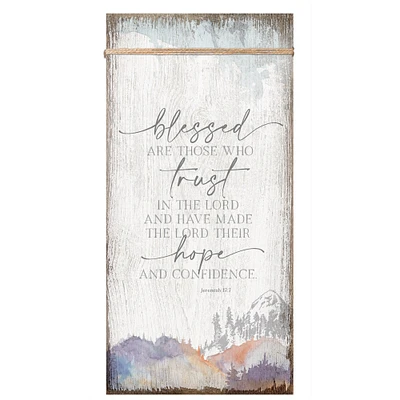 Dexsa Blessed Are Those Wood Plaque 6 3/4"x13 5/8"