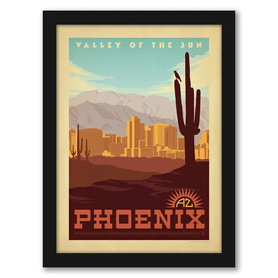 Asa Phoenix by Anderson Design Group Black Framed Print - Americanflat