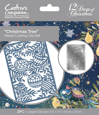 Twelve Days Of Christmas Create A Card Die-Christmas Tree
