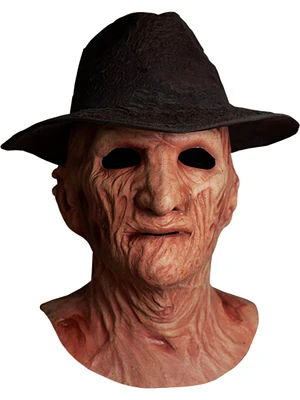A Nightmare On Elm Street 2 Freddy Mask With Hat Costume Accessory