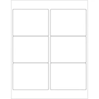 Tape Logic Laser Labels, Rectangle, 4" x 3", White, 600/Case