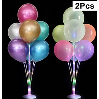 Colorful Balloon Column Stand Base Frame Kit