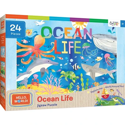 MasterPieces Hello, World! - Ocean Life 24 Piece Puzzle
