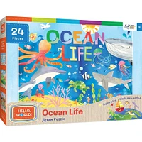 MasterPieces Hello, World! - Ocean Life 24 Piece Puzzle