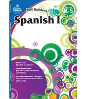 Carson Dellosa Skill Builders Spanish Workbook for Kids Ages 5-12, Grades K-5 Spanish I Workbooks for Alphabet, Numbers, Vocabulary and More