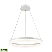 Elk Showroom Cycloid 23.5 Wide 1-Light Chandelier - Matte White