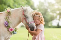 Blush Pink Newborn Flower Crown, Toddler Flower Crown, Baby Flower Crown, Baby Headband, Toddler Floral Crown, Flower Girl Crown