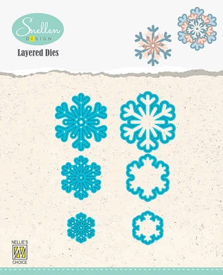 Nellie's Choice Layered Combi Dies Snowflakes 03