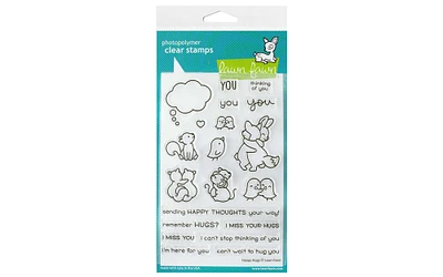 Lawn Fawn Clear Stamp Happy Hugs