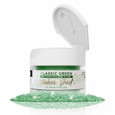 Classic Green Edible Glitter | Tinker Dust® 5 Grams