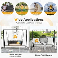 Costway Outdoor Porch Swing Frame Patio Metal Swing Stand with A-Shaped Structure