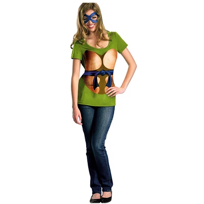 The Costume Center Green and Brown Leonardo Girl Teen Halloween Costume - Medium