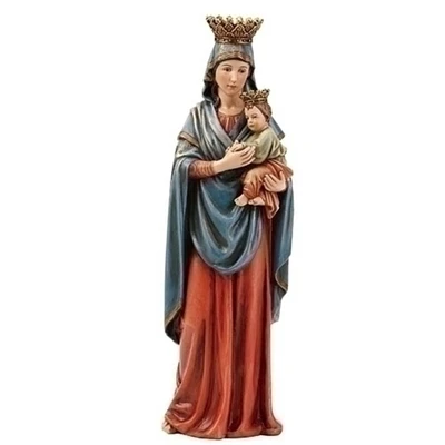 Roman 12.75" Red and Blue Our Lady of Perpetual Religious Tabletop Figurine