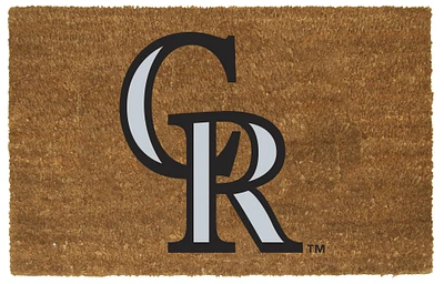 The Memory Company MLB Colorado Rockies Rectangular Coir Door Mat 29.5" x 19.5"
