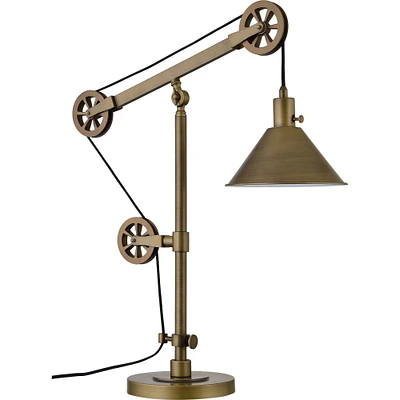 Signature Home Collection 31" Brass Iron Heritage On-Off Switch Table Lamp