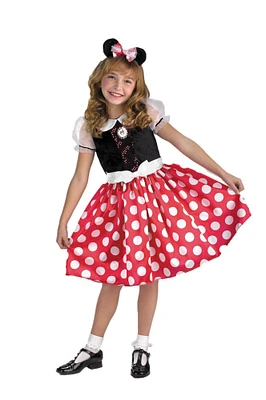 The Costume Center Red and Black Minnie Mouse Toddlers Halloween Costume - Medium