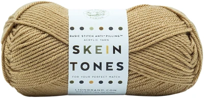 Lion Brand Basic Stitch Anti-Pilling Yarn-Skein Tones Hazelnut