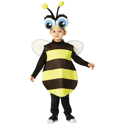 The Costume Center Black and Yellow Big Eyed Bee Toddler Halloween Costume - Large