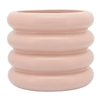 Kingston Living Bidendum Pot Planter - 9" - Blush Pink