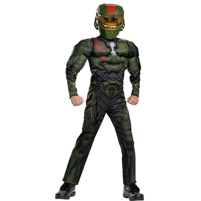 The Costume Center Green and Black Wars Jerome Muscle Boy Child Halloween Costume - Size 4 - 6