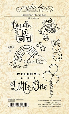 Graphic 45 Little One Stamp Set-