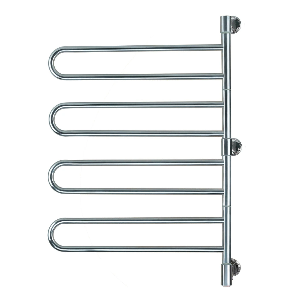 Amba Products 37" Stainless Steel Jill Model B004 Polished 8 Bars Plug In Towel Warmer