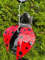 Recycled Metal Art Chime - Ladybug