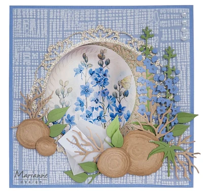 Marianne Design Mattie's Mooiste - Field Flowers  A4 Cutting Sheet