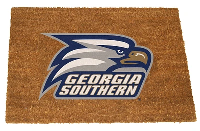 The Memory Company NCAA Georgia Southern Eagles Logo Rectangular Coir Door Mat 29.5" x 19.5"