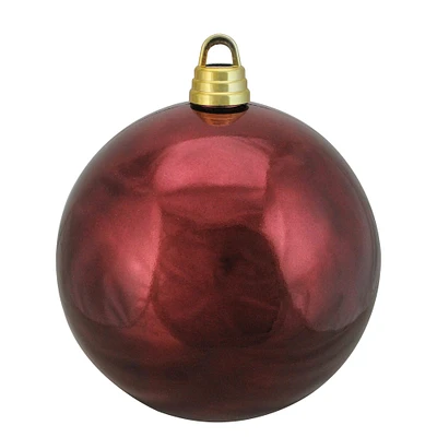 Northlight Shiny Burgundy Red Shatterproof Christmas Ball Ornament 12" (300mm)