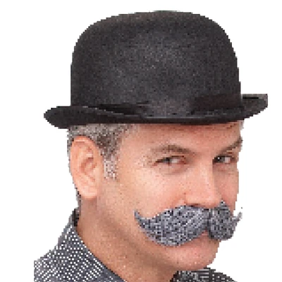 The Costume Center Gray Handsome English Men Adult Halloween Mustache Costume Accessory - One Size